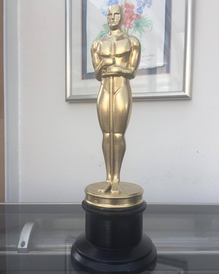 3D printed Oscar statuette